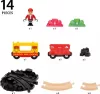 BRIO World Színváltó tehervonat-készlet (36130) – Fa vonatpálya kiegészítőkkel