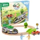 BRIO World Bluey vasúti kezdőkészlet (36144) – Első fa vonatpályám figurákkal