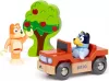 BRIO World Bluey vasúti kezdőkészlet (36144) – Első fa vonatpályám figurákkal