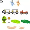 BRIO World Bluey vasúti kezdőkészlet (36144) – Első fa vonatpályám figurákkal