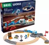 BRIO World Űrkutatási vasúti készlet rakétával (36153) – Komplett fa vonatpálya és űrbázis