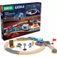 BRIO World Űrkutatási vasúti készlet rakétával (36153) – Komplett fa vonatpálya és űrbázis
