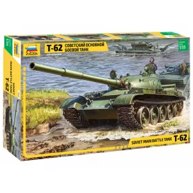   Zvezda T-62 Soviet Main Battle Tank  1:35 makett harcjármű (3622)
