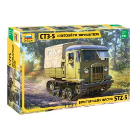   Zvezda STZ-5 Soviet artillery tractor  1:35 makett harcjármű (3663)