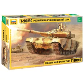  Zvezda T-90 MS Russian MBT Miliotary  1:35 makett harcjármű (3675)