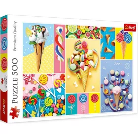Puzzle Trefl 500 Kedvenc édességek