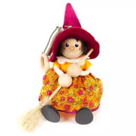 Rugós figura (boszi, bordó kalappal)