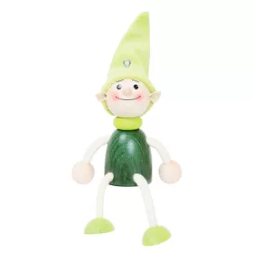 Rugós figura (manó-fiú, zöld)