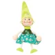 Rugós figura (manó-lány, zöld)