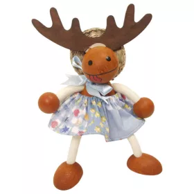 Rugós figura (szarvas-lány)