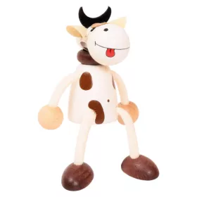 Rugós figura (bika, barna-fehér)