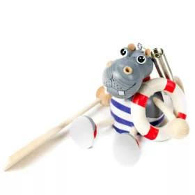 Rugós figura (víziló)
