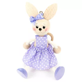 Rugós figura (nyuszi lány, lila)