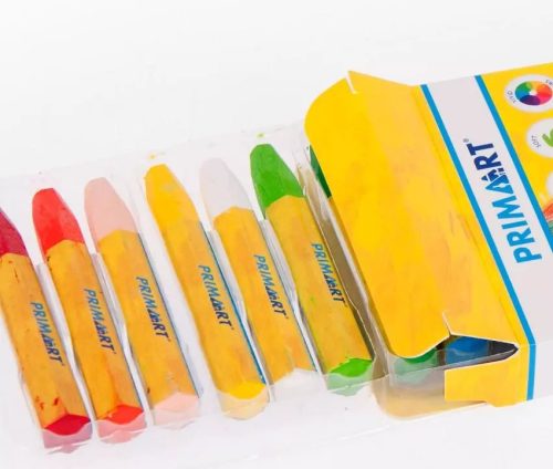 Prima Art Jumbo olajpasztell – 12 szín, extra vastag művészi pasztellkréta szett