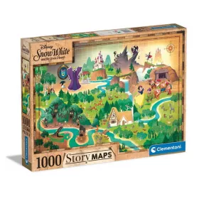   Clementoni Történet Térkép - Hófehérke 1000 db-os puzzle (39815 CL)