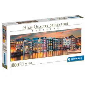   Clementoni Amszterdami fények panoráma 1000 db-os puzzle (39838 CL)