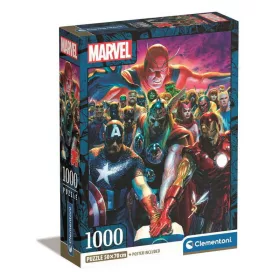   Clementoni- 1000 db-os Compact puzzle - Marvel Bosszúállók (39915)