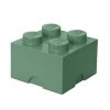 Lego Tároló doboz 2x2 homokzöld