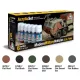 Italeri Acrylic szett: MODERN MILITARY VEHICLES U.S./N.A.T.O. (442AP) festék