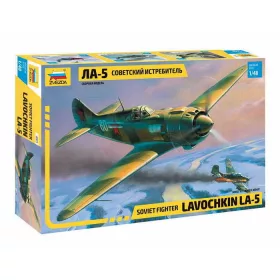  Zvezda Lavochkin La-5 Soviet Fighter Aircraft WWII 1:48 (4803) makett repülő