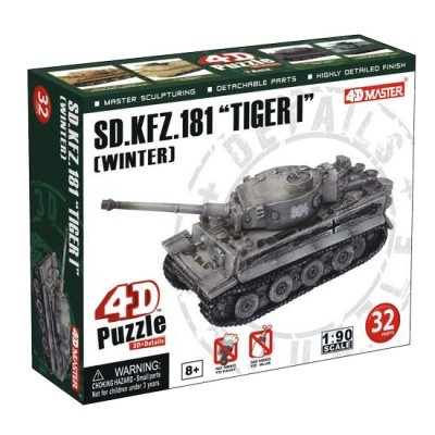 4D puzzle 32 db - Tigris Tank