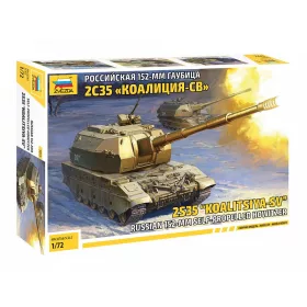   Zvezda Koalitsya-SV Self Propelled Howitzer  1:72 makett harcjármű (5055)