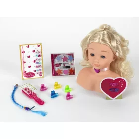  Klein Princess Coralie fésülhető és sminkelhető babafej (5236)