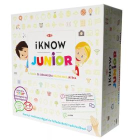   iKNOW Junior – készségfejlesztő gyerek társasjáték, 5–9 éveseknek, Tactic Games