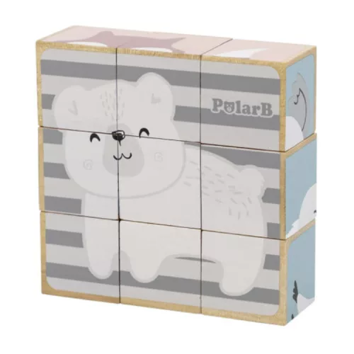 Mesekocka 9 db-os (állatfigurás) - PolarB