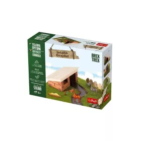   Brick Trick Tégla építőjáték istálló  30 db-os Trefl (172164)