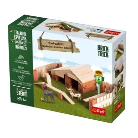   Brick Trick Tégla építőjáték kutyaház 35 db-os Trefl (172163)