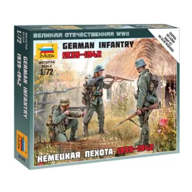   Zvezda German Infantry /1939-1942/  makett figura 1:72 (6105)