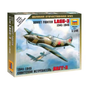   Zvezda Soviet Fighter LAGG-3 /1941-1945/  1:144 makett repülő (6118)