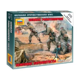   Zvezda German Paratroopers /1939-1942/  makett figura 1:72 (6136)