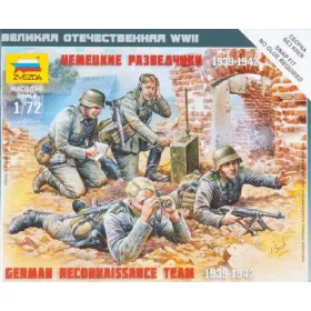Zvezda German Reconnaissance Team  makett figura 1:72 (6153)
