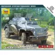 Zvezda Sd.Kfz.222 Armored Car  1:100 makett harcjármű (6157)