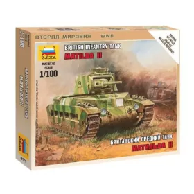   Zvezda British Tank Mk-1 Matilda  1:100 makett harcjármű (6171)
