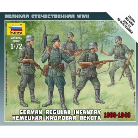   Zvezda German Regular Infantry /1939-43/  makett figura 1:72 (6178)