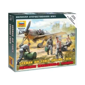   Zvezda German Airforce Ground Crew  makett figura 1:72 (6188)