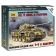 Zvezda Pz.Kpfw.V Panther Ausf.A Military small set  1:100 makett harcjármű (6196)