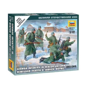   Zvezda German Infantry /Winter uniform/  makett figura 1:72 (6198)
