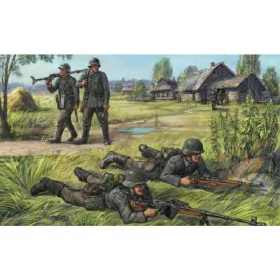   Zvezda German Anti Tank Rifle Team makett  makett figura 1:72 (6216)