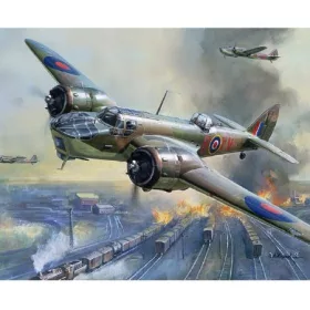   Zvezda British Bomber Bristol Blenheim IV.  1:200 makett repülő (6230)