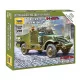 Zvezda Soviet M-3 Scout Car with Machine Gun  1:100 makett harcjármű (6273)