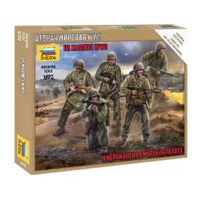Zvezda US Marines WWII  makett figura 1:72 (6279)