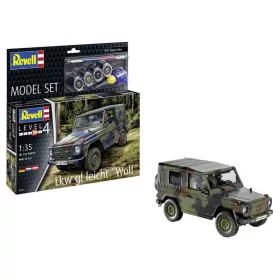   Revell Lkw gl leicht Wolf 1:35 (63277) makett szett kiegészítőkkel