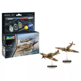   Revell Spitfire Mk.Ia  Hurricane Mk.I (63771) makett készlet kiegészítőkkel