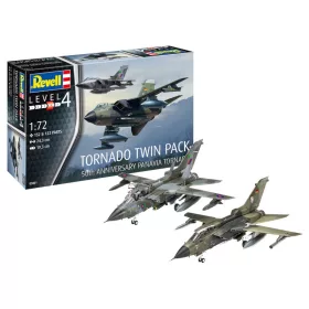   Revell Tornado Twin Pack 50th Anniversary 1:72 makett készlet kiegészítőkkel (63801)