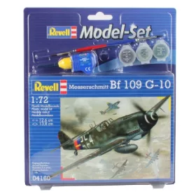   Revell Messerschmitt Bf 109 G-10 makett 1:72 makett készlet festékkel, ragasztóval (64160)
