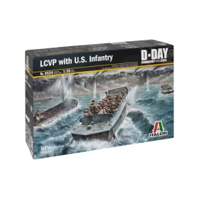 Italeri LCVP with US Infantry  1:35 makett hajó (6524s)